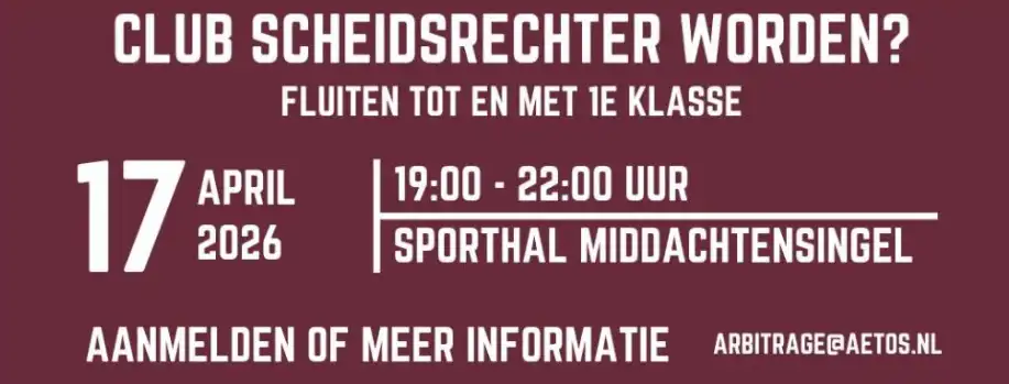 Altijd al scheidrechter willen worden?